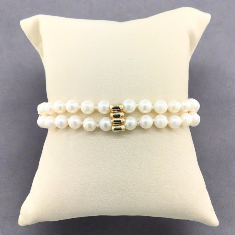 7.5-8.0mm Hanadama Akoya White Pearl Bracelet | White pearl bracelet, Pearl  bracelet, Pearls